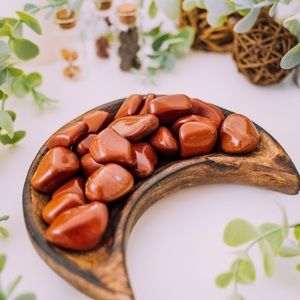 (2) Tumbled Red Jasper Stones